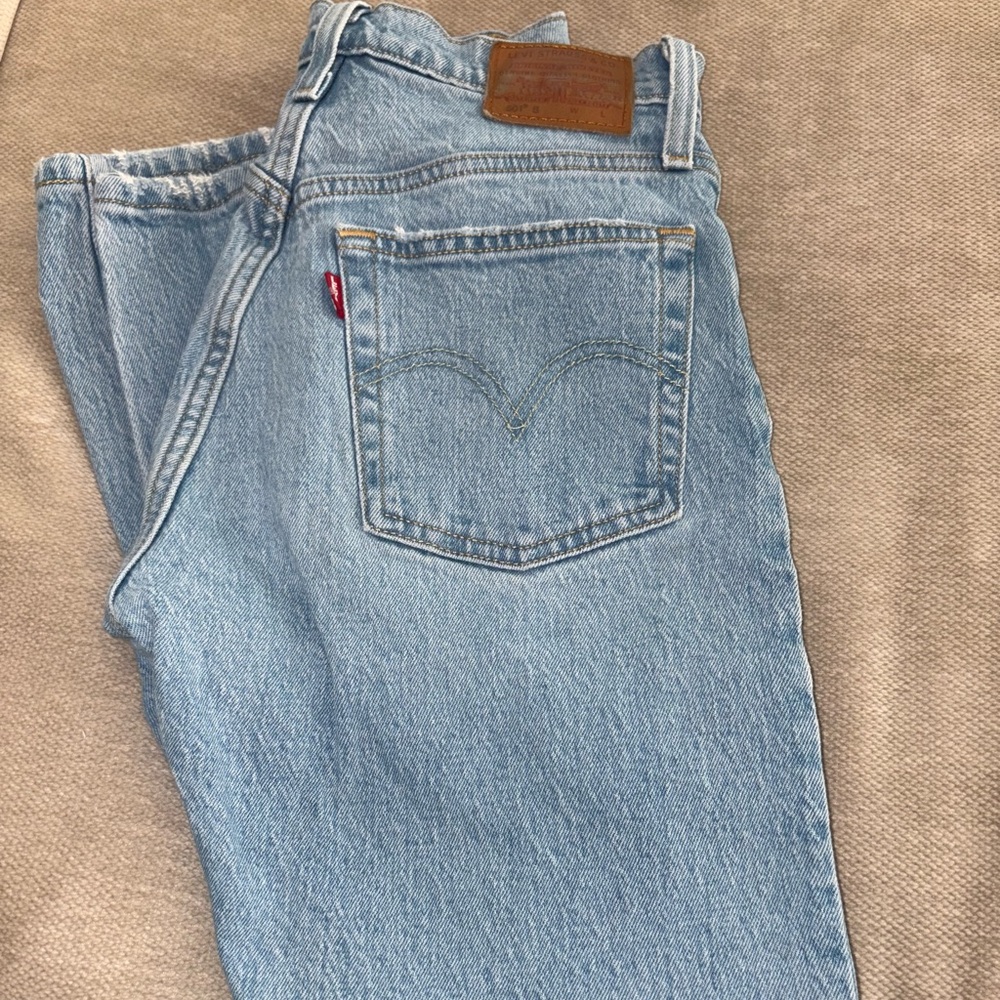 Levi's Sky Blue Denim 501 S Skinny Jeans
